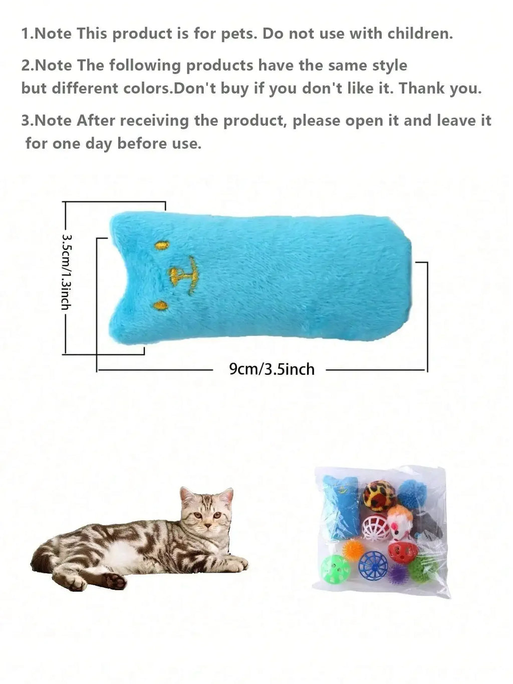 PawTech 12-Piece Cat Teaser Wand Set — Retractable Wand with Feather, Bell & Fish Attachments