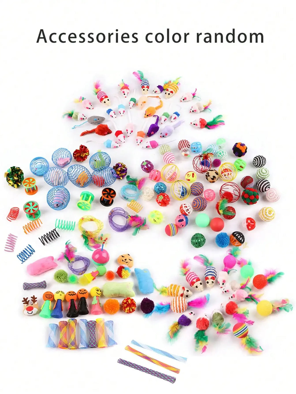 PawTech 12-Piece Cat Teaser Wand Set — Retractable Wand with Feather, Bell & Fish Attachments